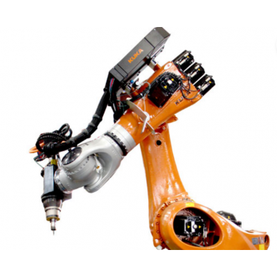 ROBOTIC DRILL AND TAPPING SYSTEM ON CAST IRON UNITS