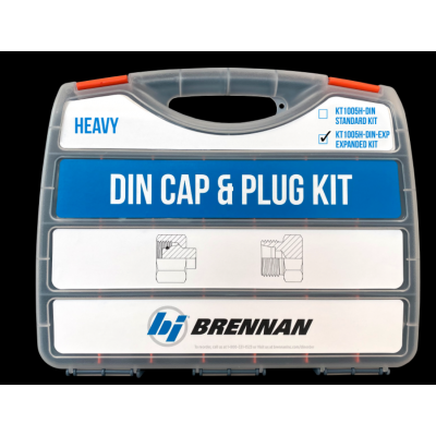 DIN Cap & Plug Kit, Expanded Heavy Duty